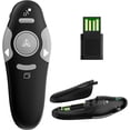 thumbnail image 1 of Presentation Clicker Wireless Presenter Remote, RF 2.4GHz USB Powerpoint Clicker for Keynote/PPT/Mac/PC, Light Pointer for Presentions Remote, 1 of 4