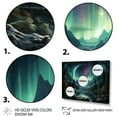 thumbnail image 3 of Designart "Northern Lights Aurora Dream " Landscapes Floater Framed Wall Decor, 3 of 7