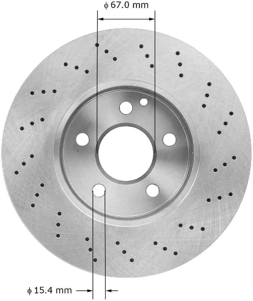 Bendix PRT6071 Premium Brake Rotor