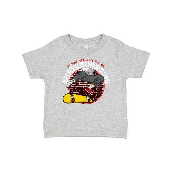Inktastic Skateboarding Gift for Skater Boys Toddler T-Shirt