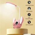 thumbnail image 2 of Stitch USB Creative Cartoon Desk Lamp | Bedroom Bedside Night Light | Eye-Caring Reading Lamp | Pencil Sharpener Function (Pink), 2 of 2
