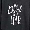 thumbnail image 3 of Instant Message - Devil Is A Liar - Women's Lightweight French Terry Long Sleeve Shirt, 3 of 6