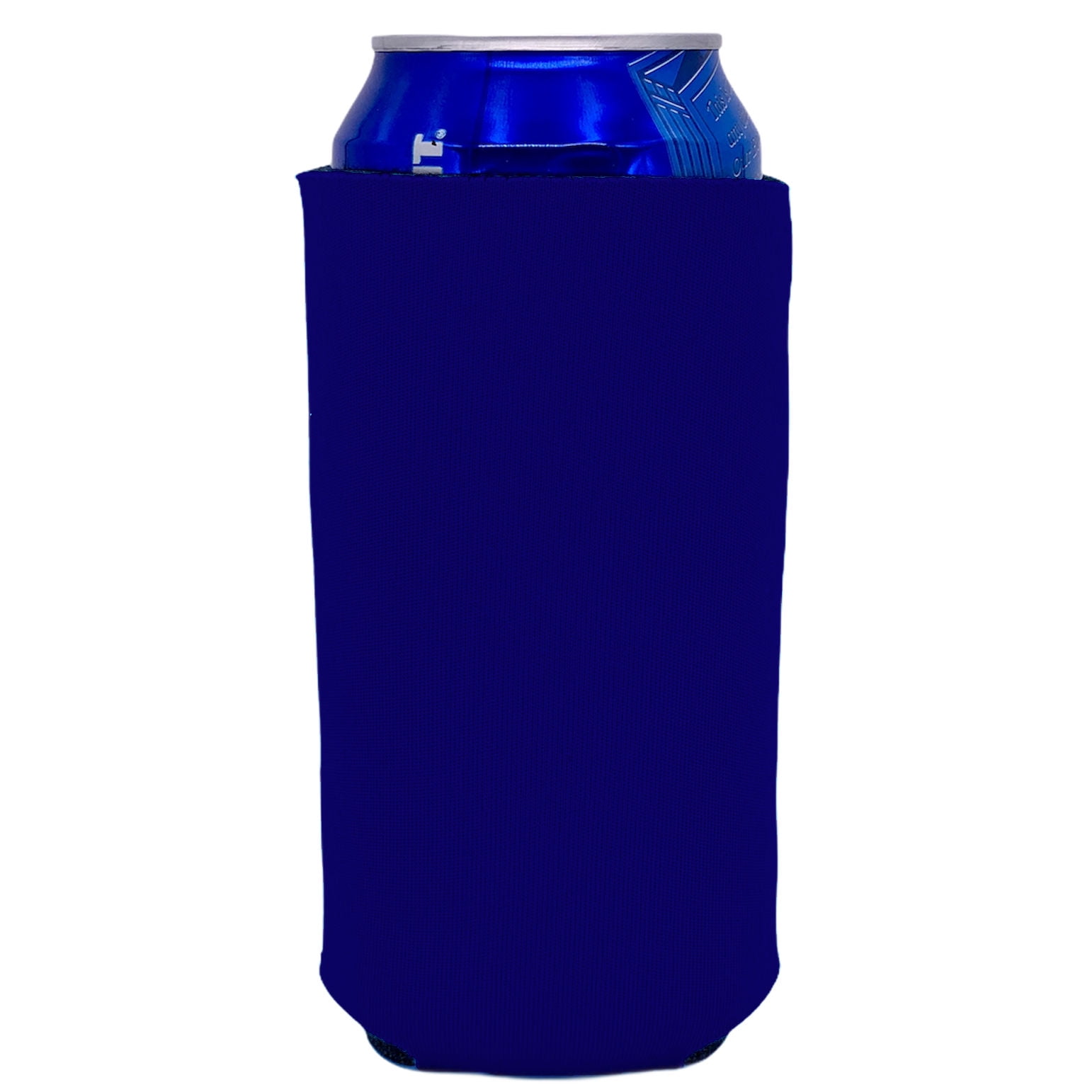 Blank Foam Collapsible 16 oz. Can Coolie (Royal Blue, 1)