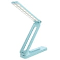 thumbnail image 1 of Lámpara de escritorio plegable de doble cabezal, luz de lectura LED, lámpara de mesa recargable, luz de noche para dormitorio con USB, 1 of 6