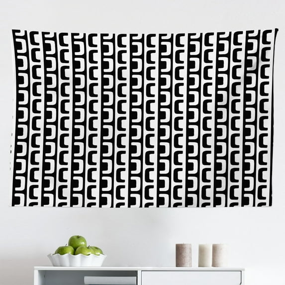 Watermelon Tapestry, Summer Time Fruit Slices in Watercolor Paint Style Drawn by Hand, Fabric Wall Hanging Decor for Bedroom Living Room Dorm, 2 Sizes, Vermilion Green, by Ambesonne