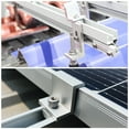 thumbnail image 5 of Uxcell Solar Panel Middle Clamps 35mm Aluminium for Solar Rail Mounting System Install Hardware 12 Pcs, 5 of 6