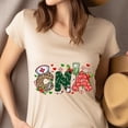 thumbnail image 4 of CNA Graphic T-Shirt | Leopard Nurse Hat and Medical Icons Tee, Navy, Size L, 4 of 6