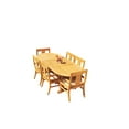 thumbnail image 4 of Grade-A Teak Dining Set: 6 Seater 7 Pc: 94" Mas Oval Trestle Leg Table And 6 Osborne Arm Chairs Outdoor Patio WholesaleTeak #51OS1307, 4 of 4