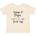 thumbnail image 3 of Inktastic Nana and Papa Love Me Heart Grandchild Boys or Girls Baby T-Shirt, 3 of 5