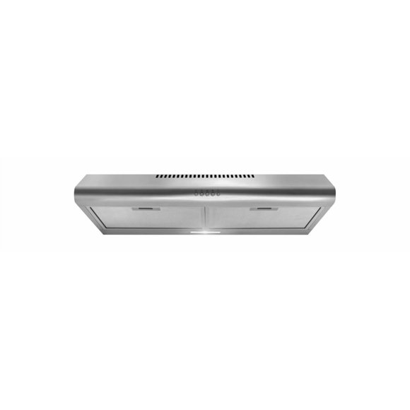 BeesClover 30 Inch Under Cabinet Range Hood - 3-Speed 750 CFM Stainless Steel Vent Hood with LED Light for Kitchen Stove Ventilation
