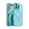 thumbnail image 1 of Chenchen Magnetic Compatible with iPhone 16 Pro Case, Upgraded [Full Camera Protection] [Compatible with Magsafe] [Translucent Matte] Shockproof Protective Phone Cover 6.3 Inch - Teal, 1 of 1