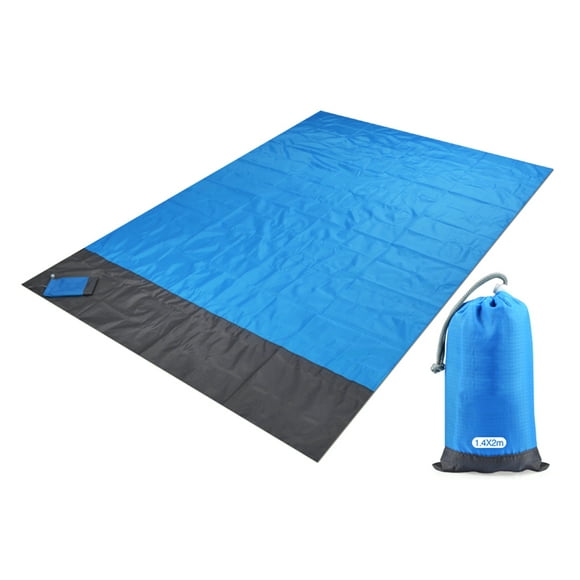 Camping Mat Waterproof Beach Blanket Portable Outdoor Picnic Ground Mat Picnic Blanket 1.4 * 2m