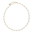 thumbnail image 4 of BERRICLE Bead Paperclip Fashion Link Chain Necklace for Women, 2 Piece, Rose Gold Flashed, 4 of 14