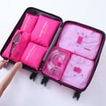 thumbnail image 1 of BKER Sac de Tri et de Rangement pour Vêtements de Voyage, Portable, Grande Capacité, Classification des Bagages, Sac de Rangement 7 Pcs, 1 of 5