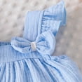 thumbnail image 6 of CAUYDY Kids Girl Clothes Toddler Girls Summer Outfit Heart Tank Top + Pink Shorts 2 Piece Clothing for Girl 1 2 3 4 5 6 7 T Baby Girls Summer Set (Sizes 12-18 Months,H03-Blue), 6 of 7