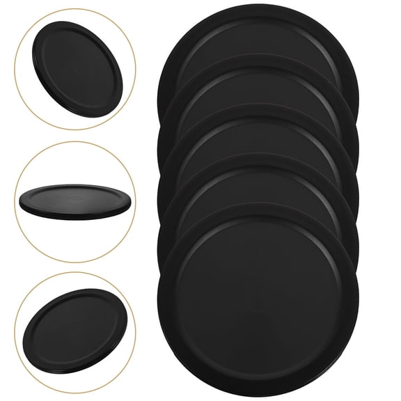 FRCOLOR 10 Pcs Hockey Game but Ice Hockey 6.50X6.50X0.40CM Black