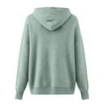 thumbnail image 6 of AGWOLF Oversized Sweaters for Women Cozy Ribbed Knit Tops Casual Drawstring Hooded Pullover Fall Winter Trendy Shirt, 6 of 6