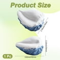 thumbnail image 2 of Conch Jewelry Tray Ceramic Ring Earring Holder Conch Shell Trinket Dish Decorative Seashell Ocean Beach Candy Server Bowl Coastal Centerpiece, 2 of 7