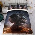 thumbnail image 4 of Venom Conjunto de sábanas temático, trío de piezas, cómodo y amigable con la piel, diseño único, regalo de decoración para el hogar para familiares, amigos y fans,140cm *210cm, 4 of 6