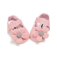 thumbnail image 4 of HOTWINTER Baby First Walkers Clothing Kids Infant Newborn Soft Sole Crib Shoes Flower Cotton Prewalker Shoes, 4 of 7