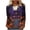 Halloween printed, variant on Uootdi Halloween Womens Tops Crew Neck Witch Bat Print 3/4 Sleeve Tops for Women Plus Size Loose Fit Autumn Outdoor Trip Lightweight Womens Blouses Gift