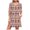 Red A, variant on ZQUUVOU Women's Fall Dress 3/4 Sleeve V Neck Knee Length Chic Outfit Spring Summer Cotton Loungewear Outfits Pink