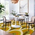 thumbnail image 2 of 1970s Style Mid Century Area Rugs 5x8 Rug Retro 70s 80s Boho Arch Indoor Rugs Orange Green Personalized Aesthetic Washable Carpet for Living Room Bedroom Study Office, 2 of 6