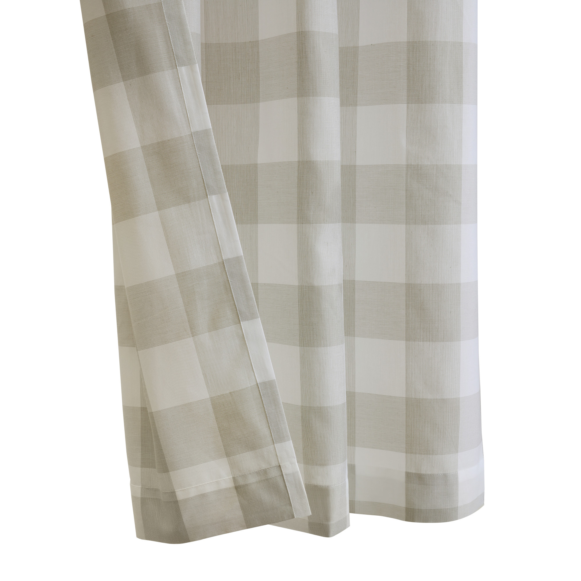 Loft Living Bella Light Filtering Grommet Indoor Curtain 52 x 84 in Taupe
