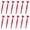 Red, variant on QSTDGVPW 12 Heart-Shaped Rollerball Pens for Valentine's Day Party Favors, Cute Balls Pink