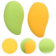 thumbnail image 4 of 2 Pcs Mango Shape Powder Puffs Stylish Face Cream Puffs Portable Cosmetic Props, 4 of 7