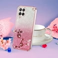 thumbnail image 7 of for Samsung A42 5g Case Clear Glitter Sparkle Aesthetic Samsung Galaxy A42 5g Phone Case Silicone TPU Soft Flower Transparent Shockproof Cover Purple Slim (Pink), 7 of 7