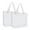 Gray, variant on 2Pcs Large lightweight Mesh Beach Tote Bag With Button Reusable Pool Bag for Travel Shopping Gym