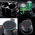 thumbnail image 1 of 360 Degree Rotating Water Car Cup Holder Multifunctional Dual Houder Auto Accessory 2 In 1 Vehicle-mounted Slip-proof Cup HolderCarbon Black He Qiyong unisex, 1 of 1