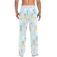 thumbnail image 4 of FORMRS Mens Pajama Pants with Pockets Sleepwear Lounge Bottoms Sizes S-2XL, Cute Rabbits, 4 of 7