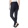 thumbnail image 3 of Woman Within Women's Plus Size Petite Fineline Denim Jegging Jegging, 3 of 5