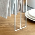 thumbnail image 4 of Dishcloth Rag Drying Rack, Hand Towel Washcloth Holder Stand Kitchen Countertop Desktop Metal Dish Cloth Hanger[white], 4 of 5