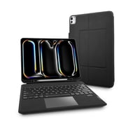 CODi Bluetooth Keyboard Folio Case with Trackpad for iPad Pro 11" (M4) – Smart Cover with Pencil Holder, iOS Shortcut Keys, and Touchpad