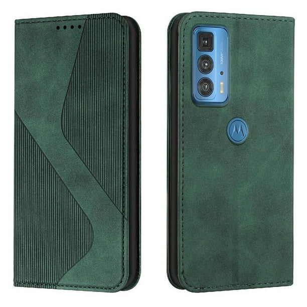 Funda Cartera GANGXUN para Motorola Moto Edge 20 Pro , Soporte, Ranuras para Tarjetas y Cierre Magnético