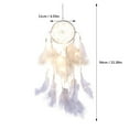 thumbnail image 3 of Dream Catcher, Feathers Tree of Life Style Dream Catcher with Lights & Healing Crystal Stone, Handmade Wall Hanging Dreamlike Decor for Bedroom Windows Wedding Party Wall Decor Art Craft Gift, 3 of 4