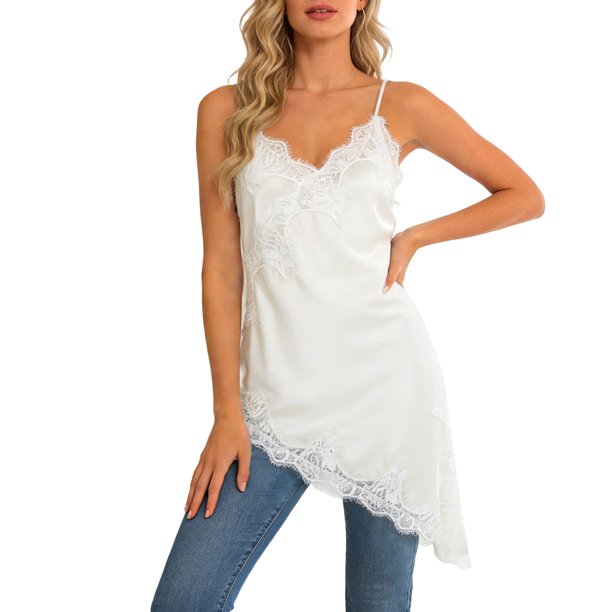 Plus Size Short Sets Mujeres Plus Size Cuello Colgante Encaje Falda Corta Ropa Interior con Tela Elástica Suave, Seductora Ropa de Noche para Días Especiales