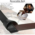 thumbnail image 6 of AWAYTR Women Belt Reversible Leather Belt - Two Color-in-One Belt for Casual Jeans Dress, 6 of 12