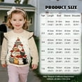 thumbnail image 2 of Xoenoiee Christmas Cat Tree Print Toddler Baby Girl Long Sleeve Ruffle Sweatshirt Crewneck Pullover Tops Basic Oversized Sweater Shirts Kid Fall Clothes, Size 3-4 Years, 2 of 7
