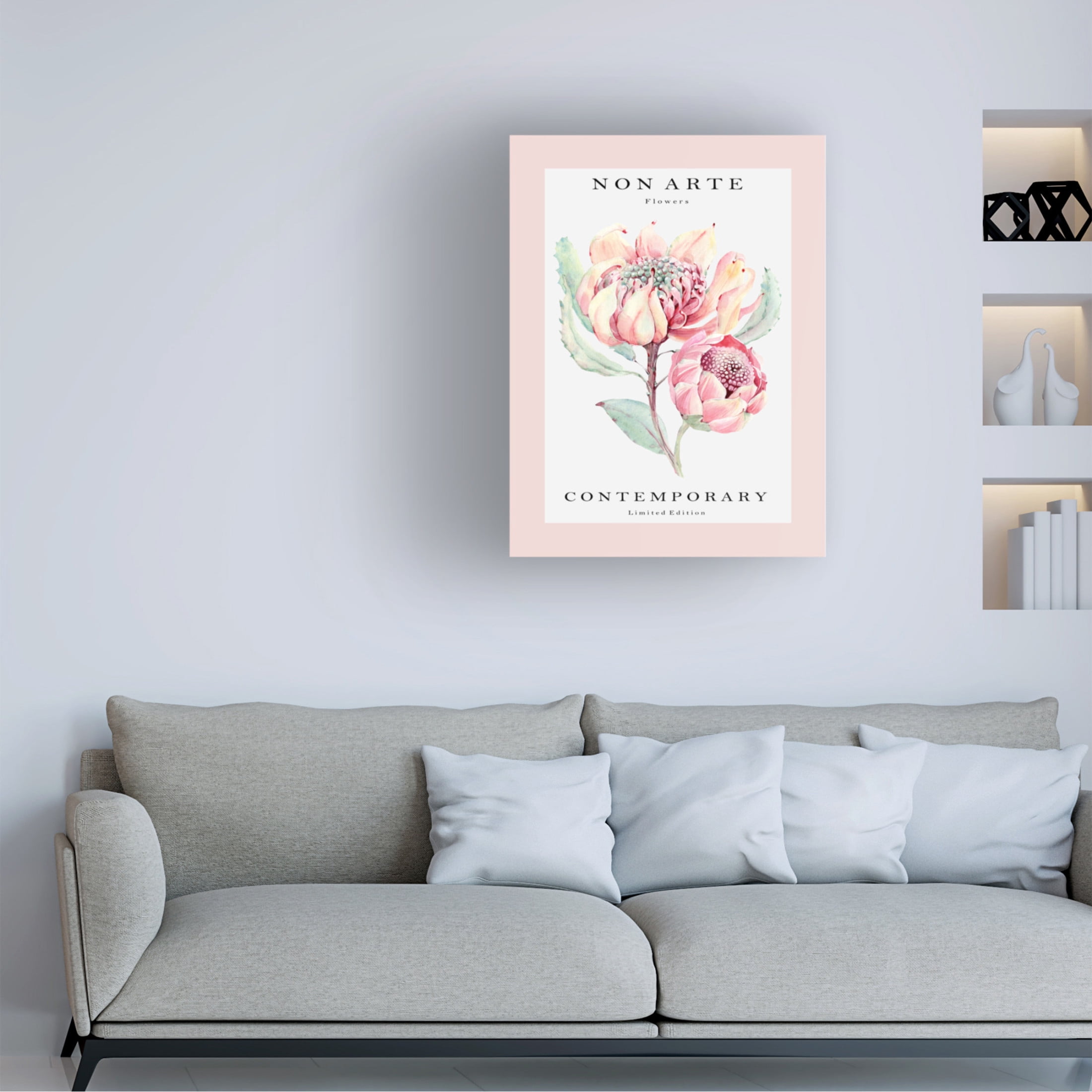Trademark Fine Art Rikke Londager Boisen Non Arte rose flower Canvas Wall Art