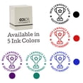 thumbnail image 6 of Printtoo Personalized Teachers&nbsp;Stamp Outstanding! Teachers Name Self-Inking Rubber Stamp Applause For School Classroom & Homework Supplies,Green - 30 x 30 mm, 6 of 6