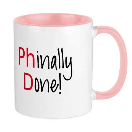 

CafePress - Phinally Done Phd Graduate Mugs - Ceramic Coffee Tea Novelty Mug Cup 11 oz