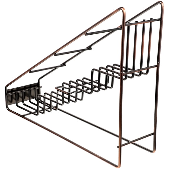 unbranded Iron Syrup Bottle Storage Rack Storage Organizer Kitchen Desktop Storage Rack Home Supplies