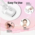 thumbnail image 4 of Rechargeable heating electric perm eyebrow clip Heated eyelash curler for curling eyelashes,style3, 4 of 5