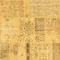 thumbnail image 1 of Ahgly Company Indoor Square Patchwork Brown Transitional Area Rugs, 3' Square, 1 of 4