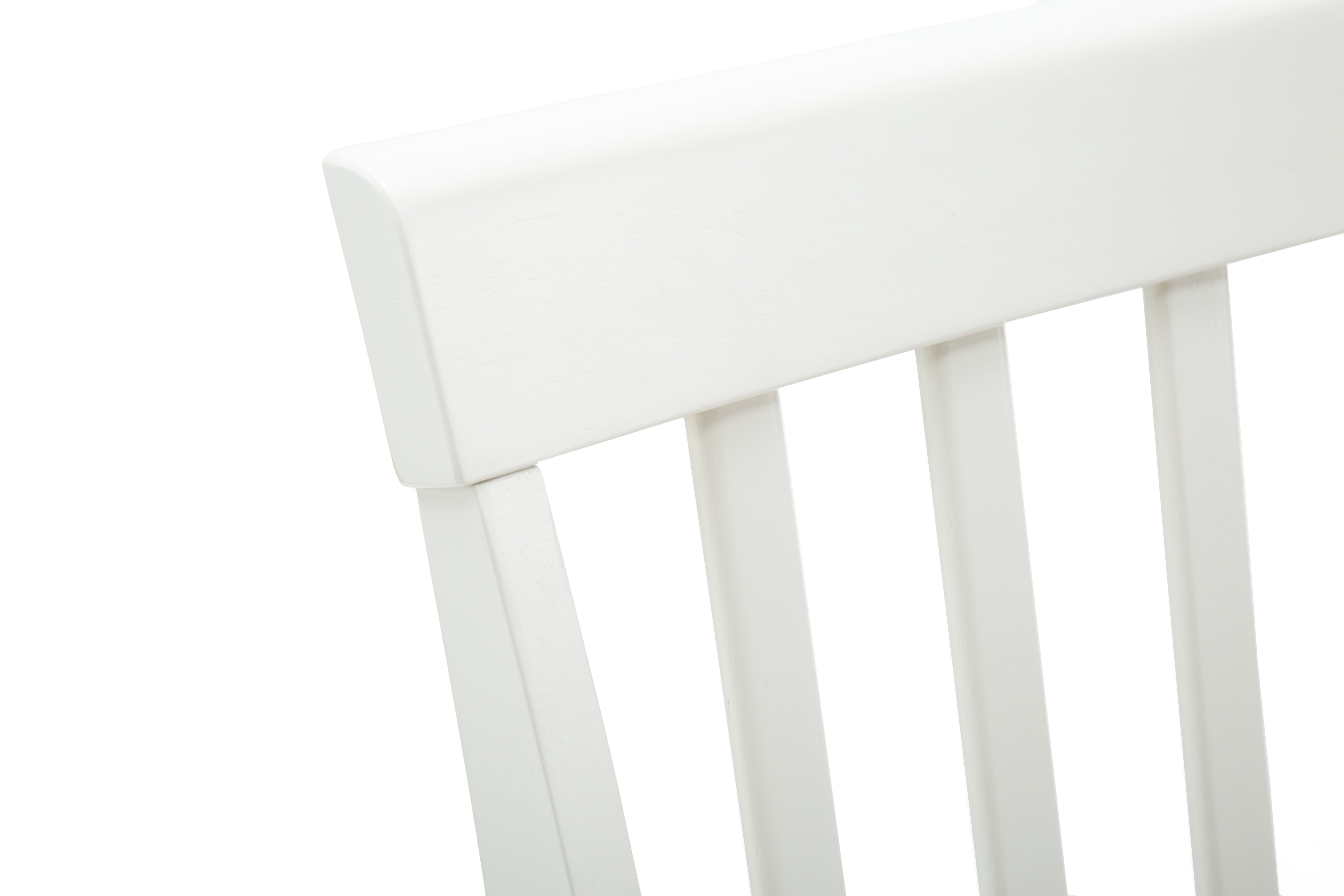 Boraam Bloomington High Back Wood Dining Room Chairs, Set of 2, Cream/Honey Oak Finish