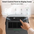 thumbnail image 6 of KNKA Pro Dehumidifier for Home and Basement, MAX 34 Pints Dehumidifier with Drain Hose, Up to 2500 Sq.Ft., Smart Humidity Control, Auto Defrost, Quiet Operation, Black (Test at 95°F, 90% RH), 6 of 10